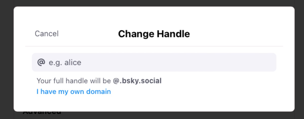 Do you have your own domain?